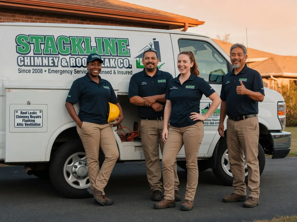 Chimney flashing repair company in Unity, WI